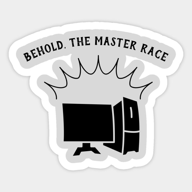 PC Master Race Sticker by Six Gatsby